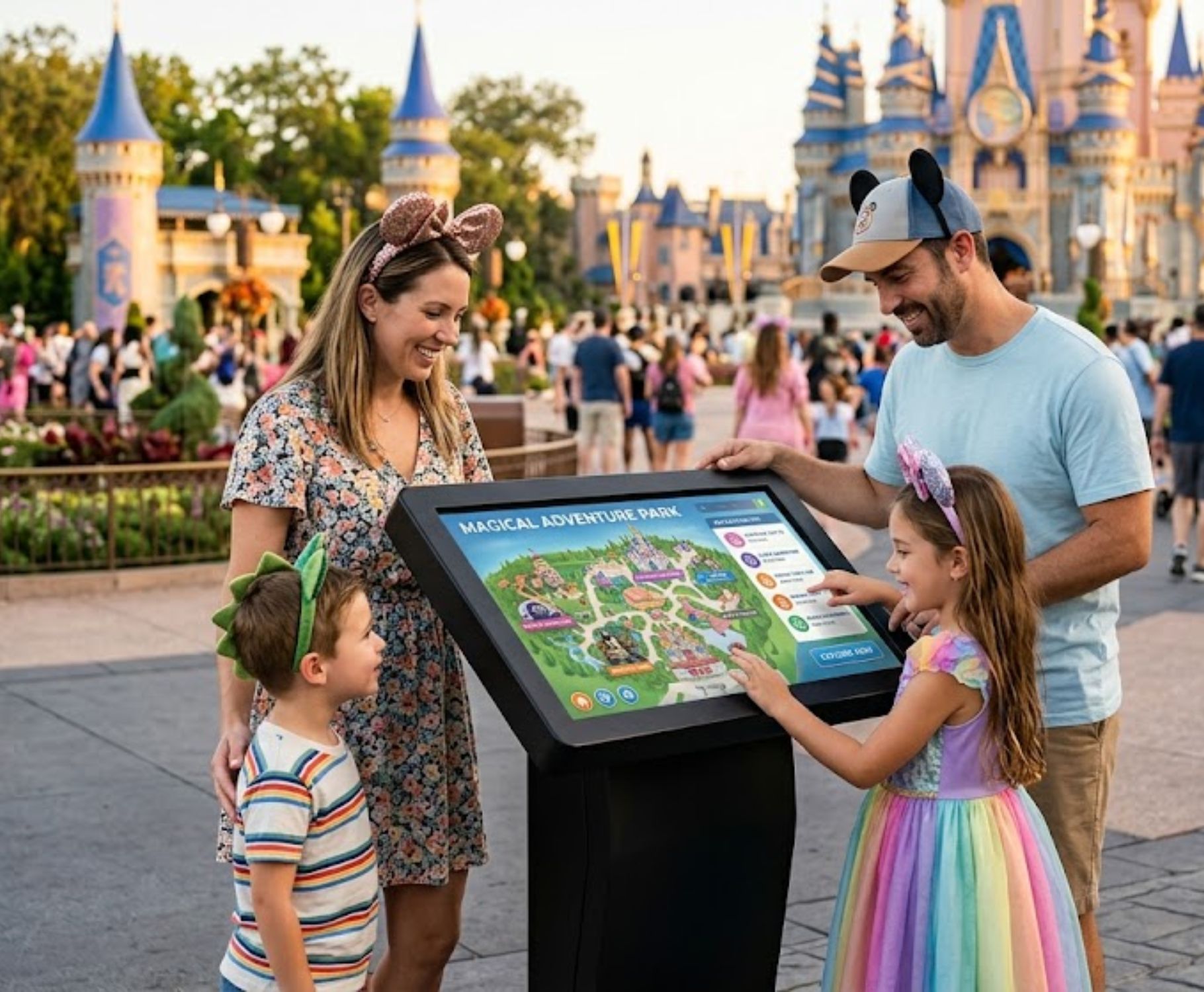 Borne tactile interactive pour le tourisme et la culture