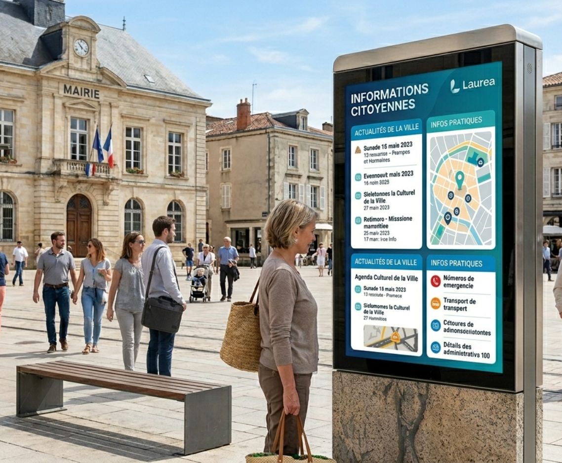 Affichage dynamique pour collectivités