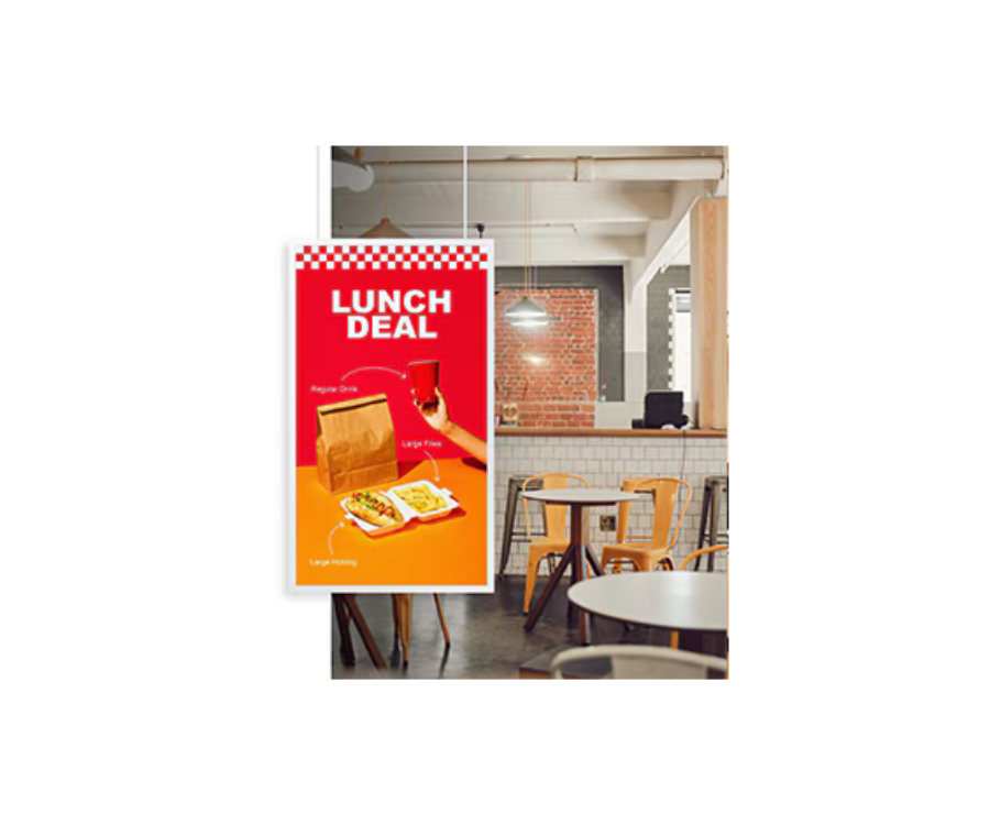 E-Paper affichage en restauration
