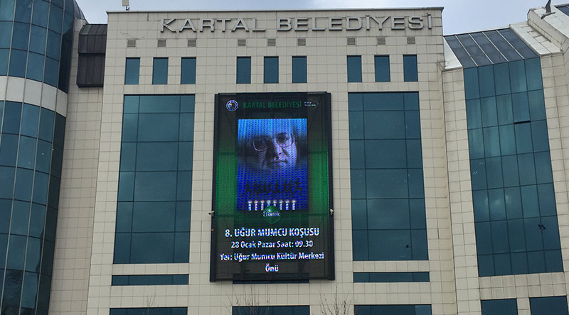 Installation façade LED Laurea – Municipalité Kartal Turquie