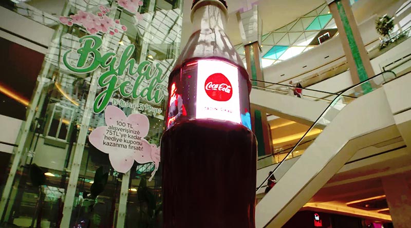 Écran LED inauguration lancement de produit événement corporate