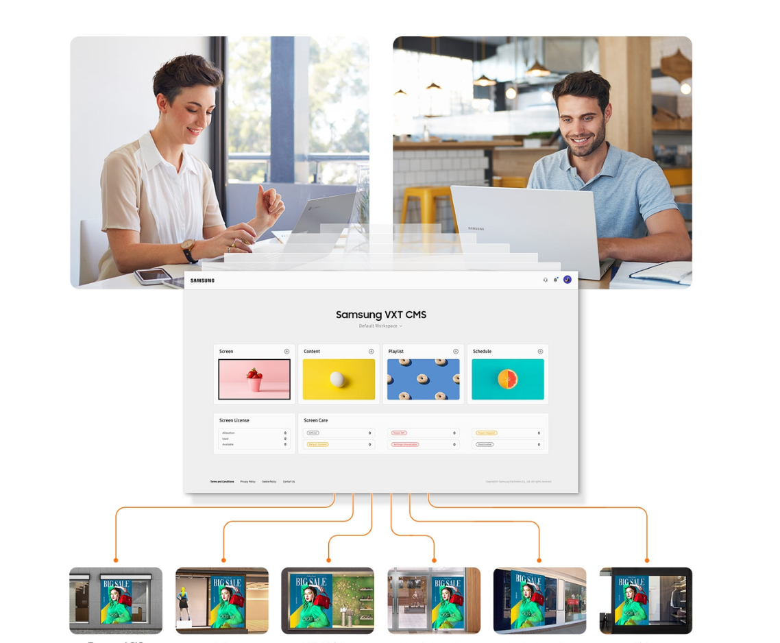 Logiciel gestion contenu affichage dynamique entreprise CMS Laurea