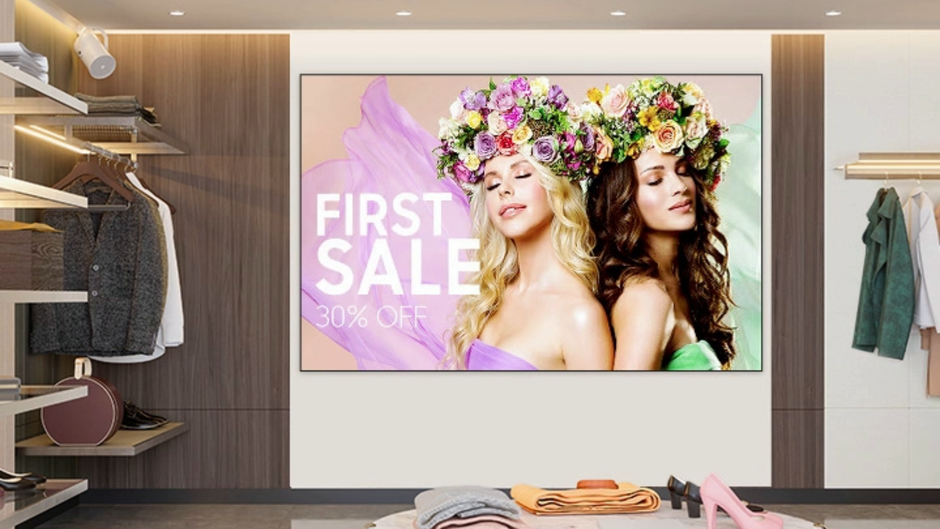 Interface de gestion de contenu affichage dynamique Laurea