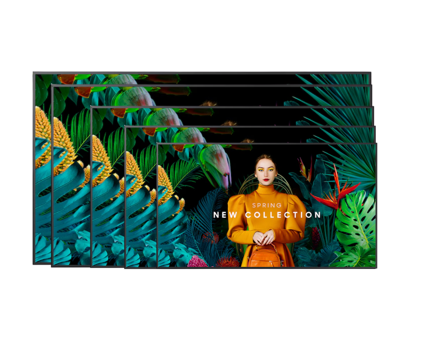 Écran mural affichage dynamique commerce