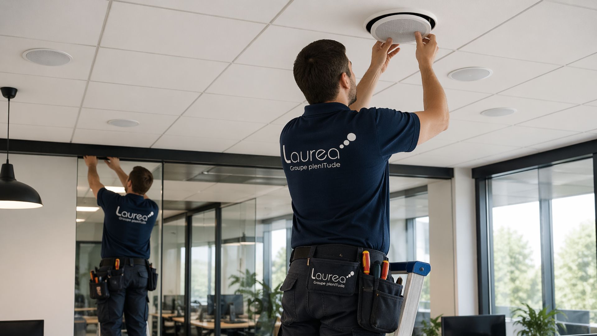 Sonorisation professionnelle open space entreprise Laurea