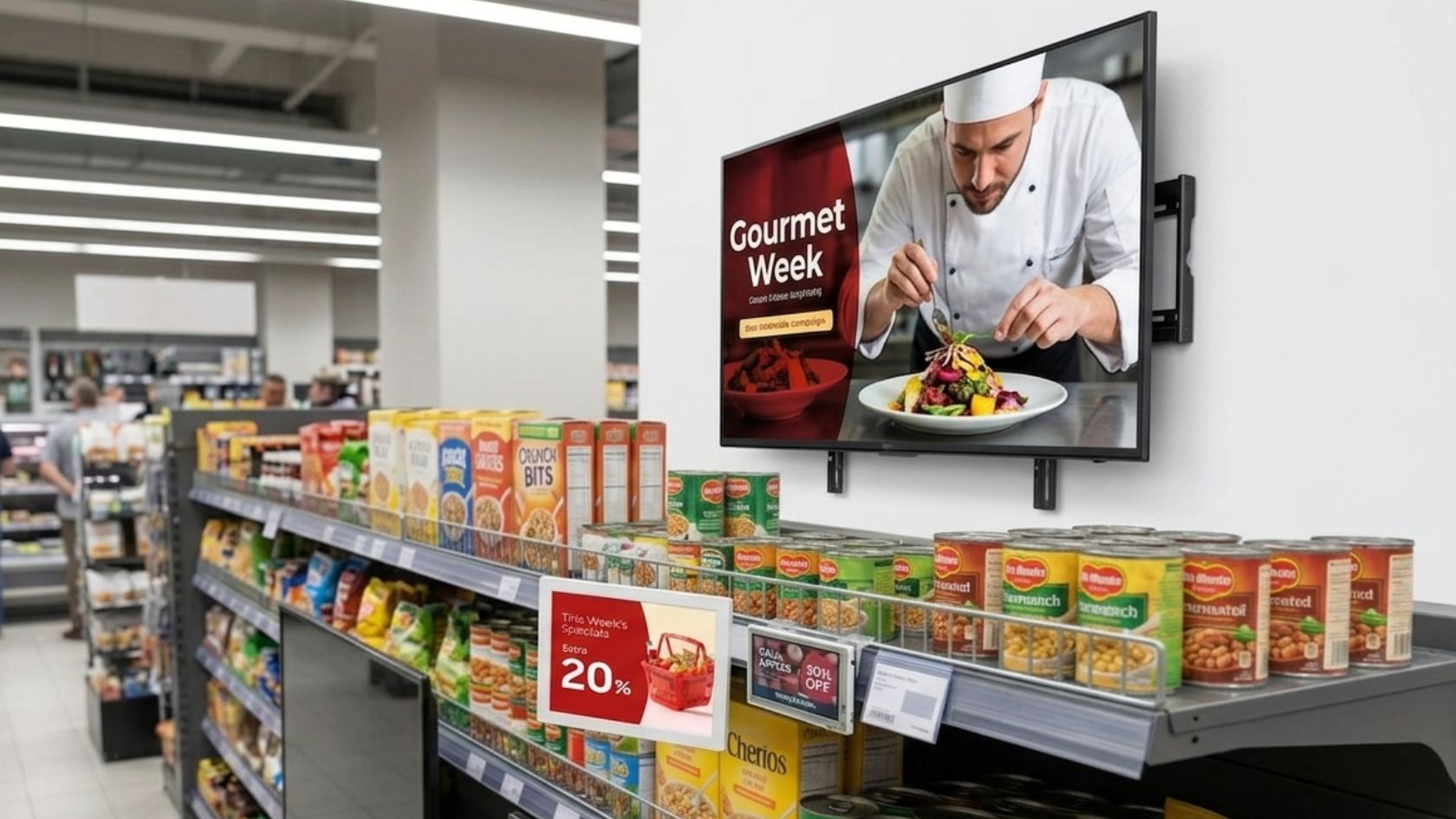 Affichage dynamique retail