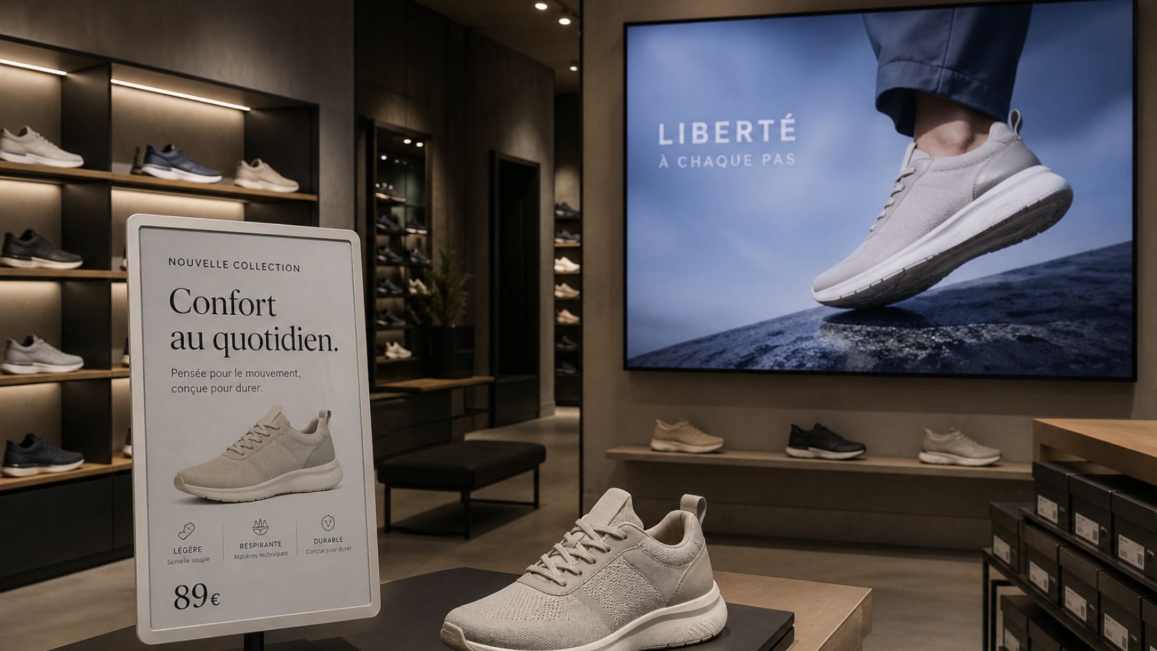 Comparatif E-Paper vs écran LCD en point de vente retail