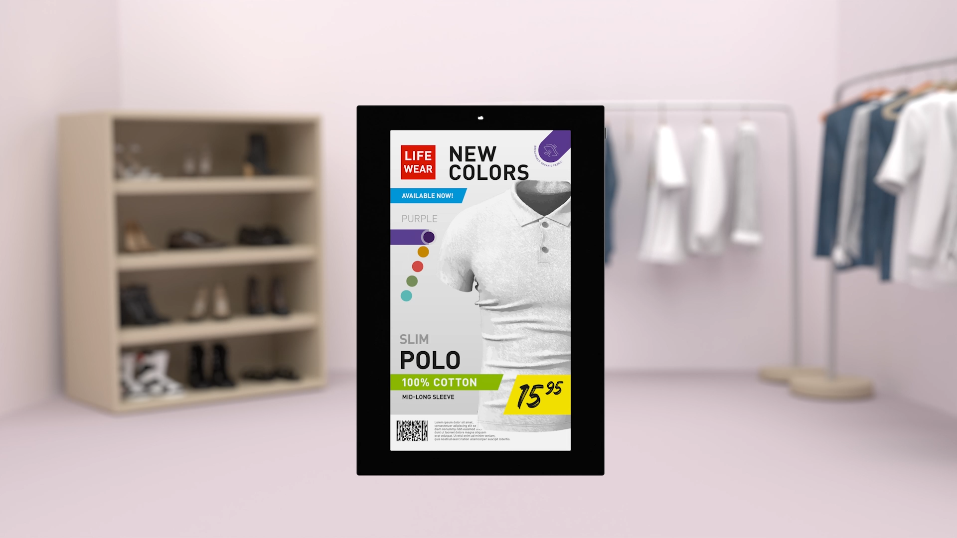 E-paper et étiquettes électroniques pour magasin retail Laurea