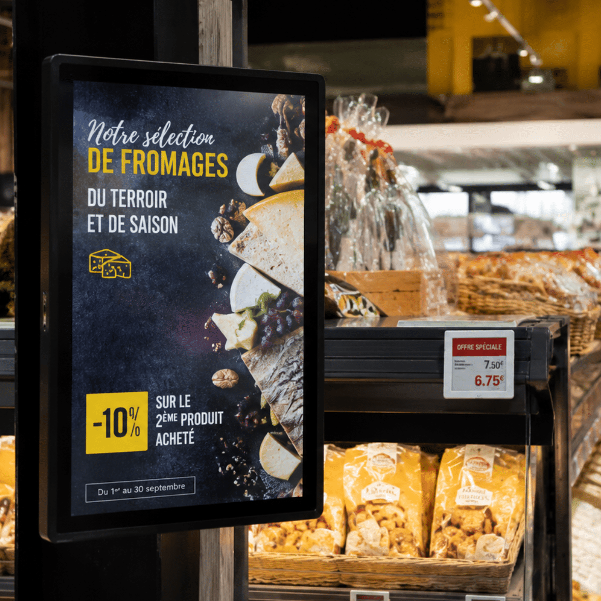 Média retail en magasin