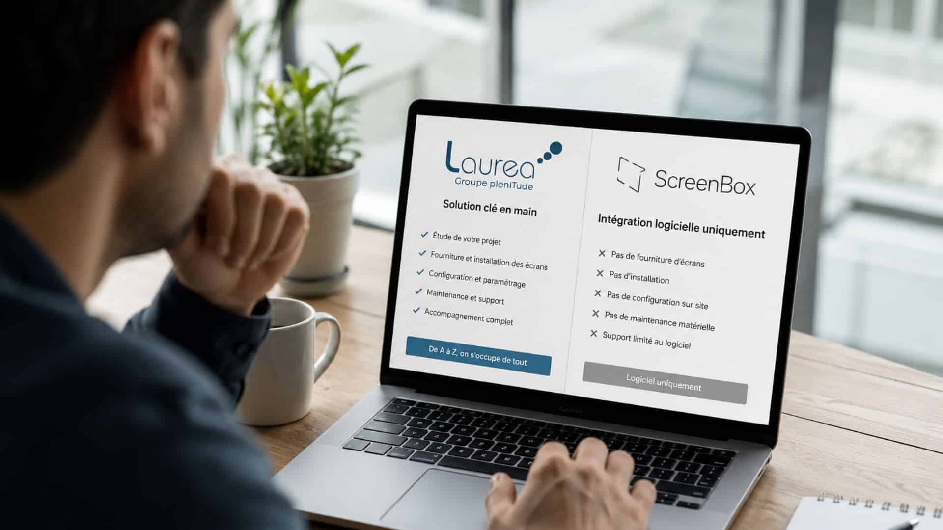 Cadrage de projet d'affichage dynamique avec un prestataire